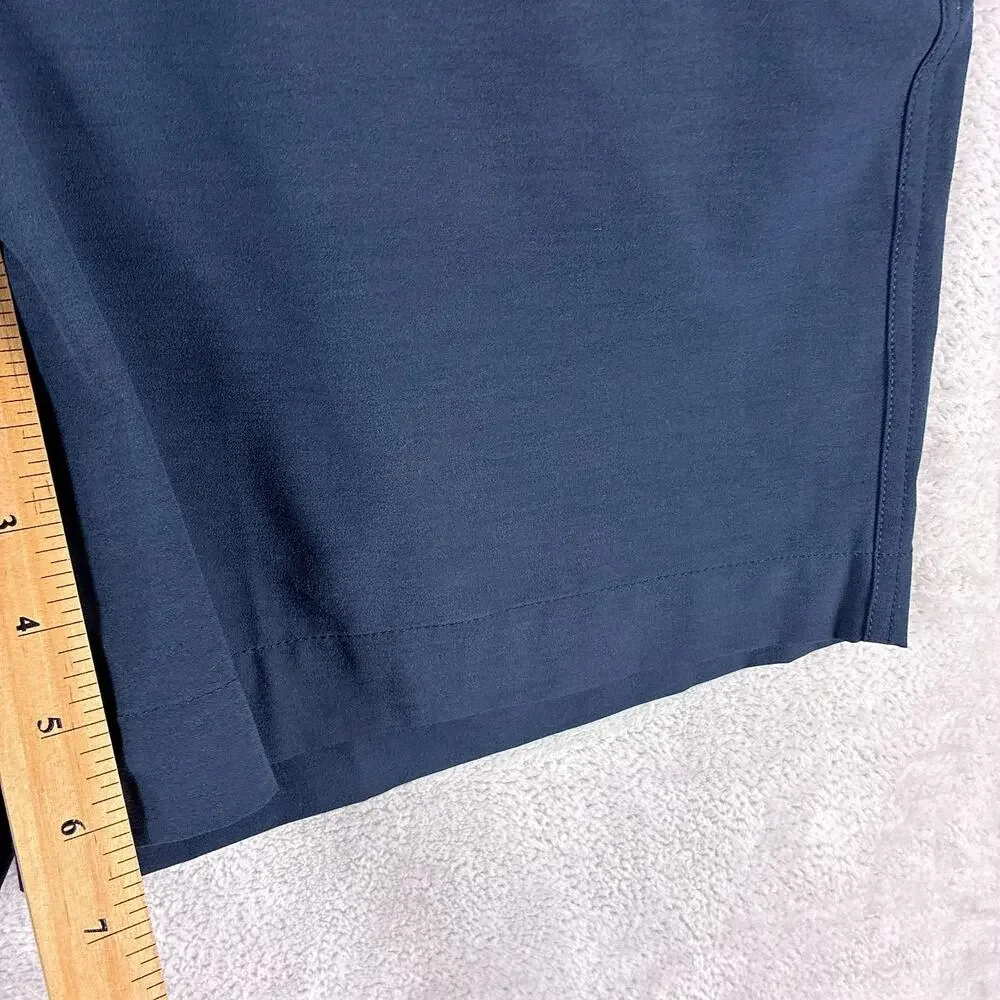 Faherty Shorts Mens 38 Blue All Day Performance Drawstring Stretch Preppy Beach